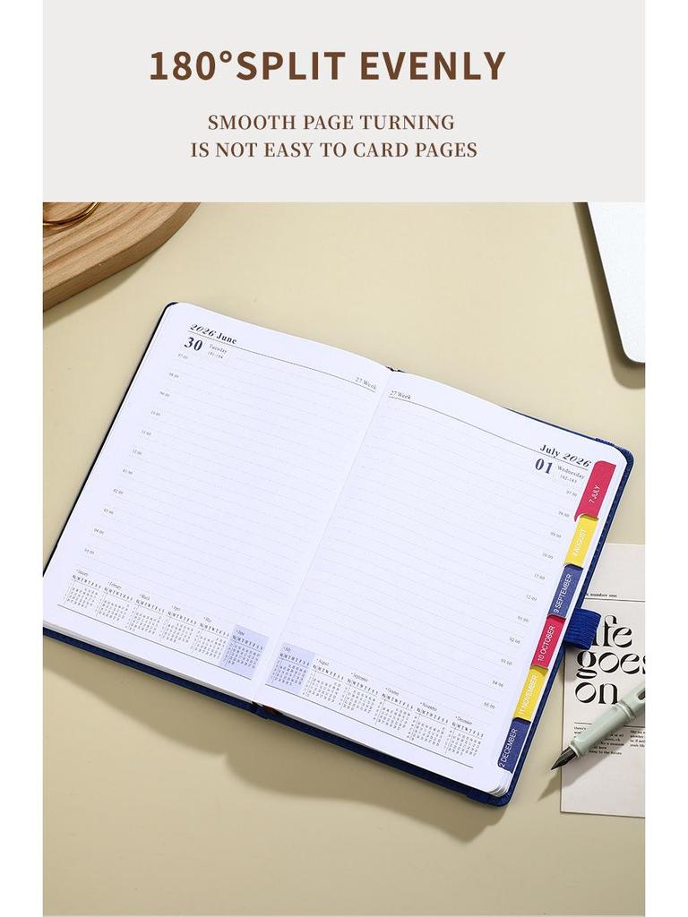 2026 English-Spanish Cross-Border Daily Planner & Self-Discipline Notebook