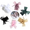 1 Pair Shoelaces 110cm Solid Color Organza Wide Flat Shoelaces for Sneakers