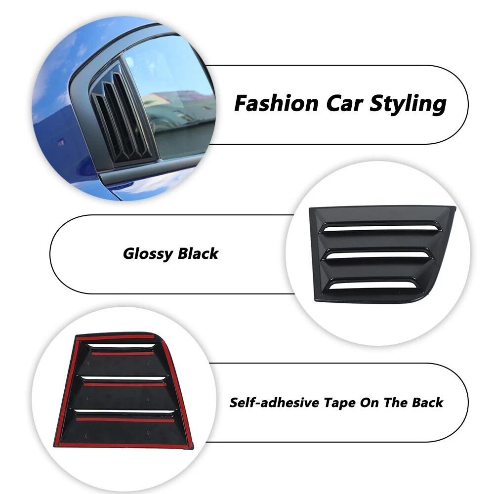 Декоративные жалюзи на заднее стекло автомобиля для Dodge Charger 2015-2025, накладка-жалюзи, наклейка, аксессуары для экстерьера автомобиля