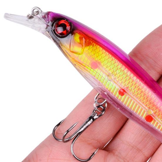 Искусственная приманка Minnow Bionic с острыми крючками, жестким язычком, длиной 11,2 см/13,6 г, для пресноводной и морской рыбалки на форель и окуня. Аксессуары для рыбалки.