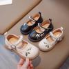 Girls Embroidery Princess Shoes Spring and Autumn Soft Bottom Children's Baby Leather Shoes Little Girl Shallow Mouth Shoes