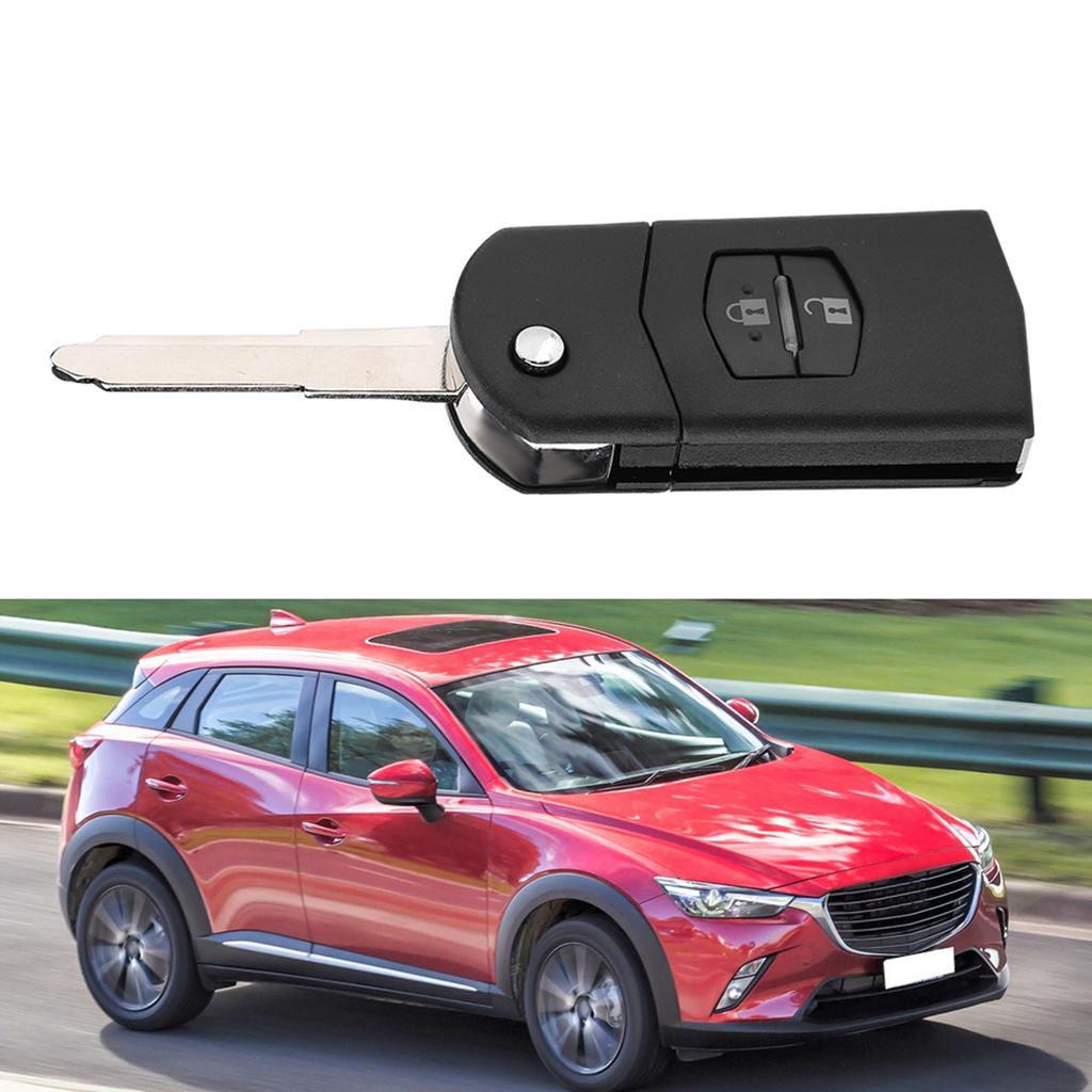 Чехол для дистанционного ключа с 2 кнопками, подходит для MAZDA 2 3 5 6 RX8 MX5 2B
