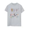 Disney Womens/Ladies Dumbo Story Book Page Cotton Boyfriend T-Shirt