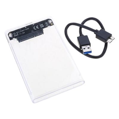 Корпус для 2,5-дюймового жесткого диска Адаптеры USB3.0 к SATA3.0 Поддерживает SSD и HDD 9,5 мм 7 мм Корпус для внешнего жесткого диска