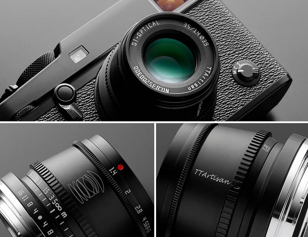 TTArtisan 35mm C Black Lens Meisho Kogaku warranty f/1.4 L-mount 2-year