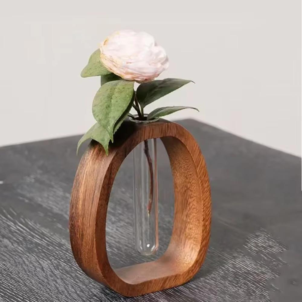 Creative Mini Water-cultured Vase Transparent Plant Flower Stand Flower Arrangement Ornament  Gift
