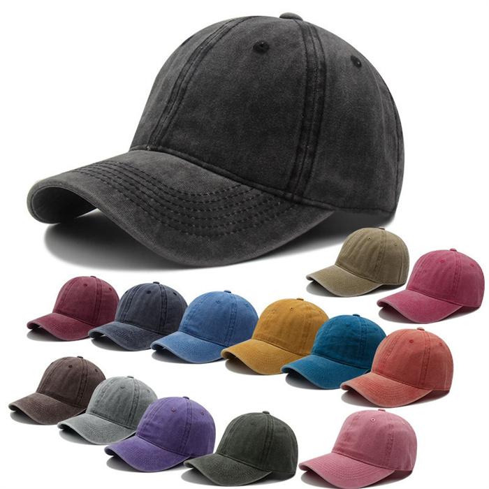 Customized 5/6 Panel Structured Baseball Cap Sporty Style Hand Embroidery Custom Logo Embroidery Common Fabric