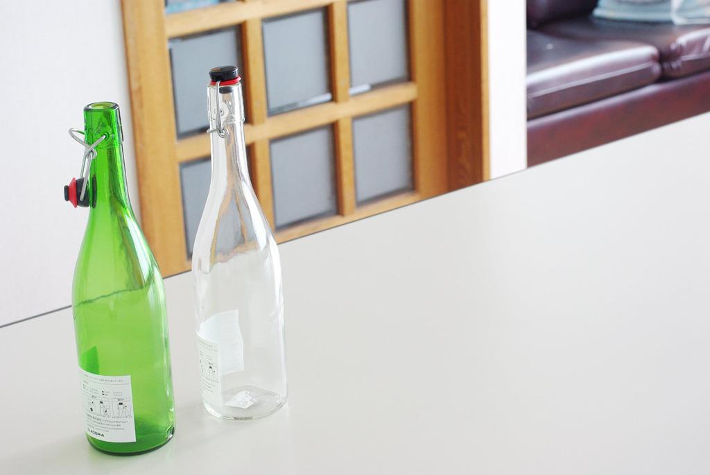 Adelia Glass Swing Stopper Bottle EG 720ml (Set of 3)