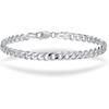 S925 Sterling Silver 6mm Cuban Link Chain Bracelets for Men,2.5mm Rope Chain Mens Bracelet Set for Men's&woman,Trendy Hip-hop Stacking Chain Gift
