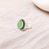 Green Cat's Eye Gemstone 925 Sterling Silver Jewelry Handmade Bridesmaid Ring RR-62-44