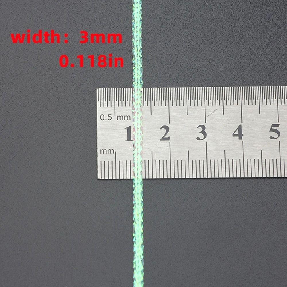Glow Flash Fish-Scale Shining Strip Synthetic Fly Tying Materials  Fishing Accessories