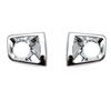2PCS ABS Chrome Front Fog Light Cover Trim Fit For Toyota Tacoma 2016 - 2019