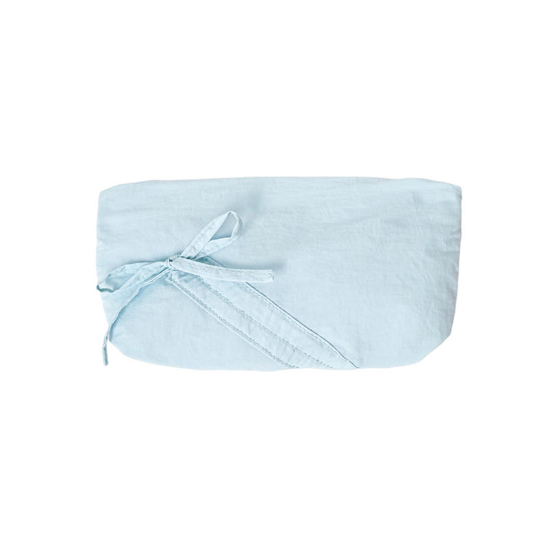 Косметичка из плотного хлопка, стеганая с бантом, коробка для ручек из перцовой одежды