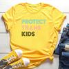 Футболка Protect Trans Kids Футболка Trans Rights Женские футболки Футболка с коротким рукавом Футболка Pride Streetwear Топ
