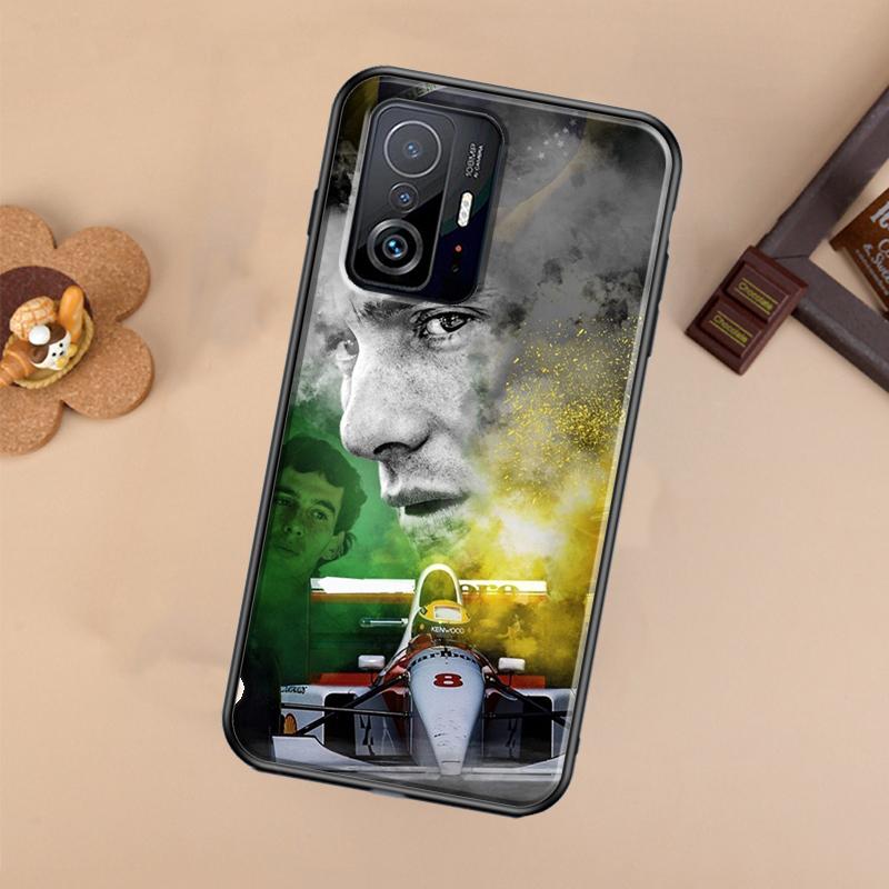 Чехол Ayrton Senna F1 для Xiaomi POCO X7 X6 Pro X3 X5 M6 F3 F5 F6 Pro 11T 12T 13T 14T Pro 13 14 Ultra