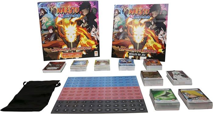 Jeu de société naruto shippuden - topi games - 30 min - 2 joueurs ou plus - rouge