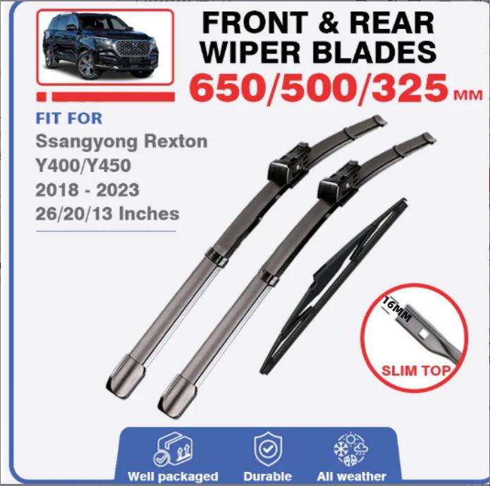 SsangYong REXTON Y400/Y450 Windshield Wiper Blade 2017-2024