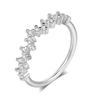 ZHOUYANG Rings For Women New Delicate Style Micro Inlay Zircon 3 Color The Star Finger Ring Gift Fashion Jewelry R898