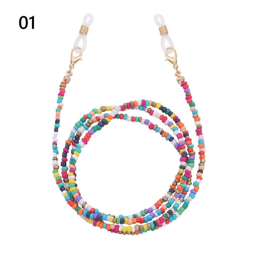 Beads Neck Lanyard for Women Glasses Chains Glasses Holder Strap Mask Chains Beaded Mask Lanyard