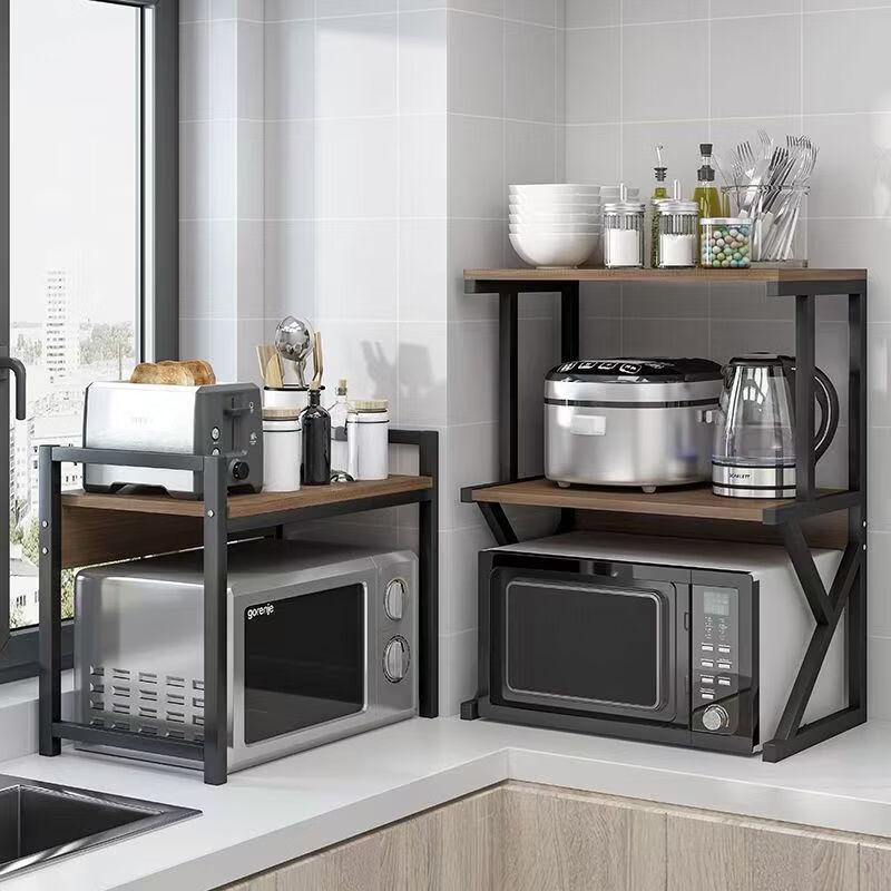Multifunctional 2-Tier Kitchen Oven Storage Rack