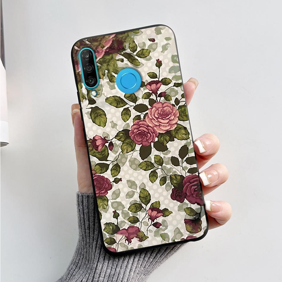 Чехол для Huawei P30 Lite Милый Мультяшный Медведь Лягушка Мягкий Матовый Силиконовый Чехлы для Телефона Для Huawei P30 P30Lite P30Pro P 30 Lite Pro Чехол