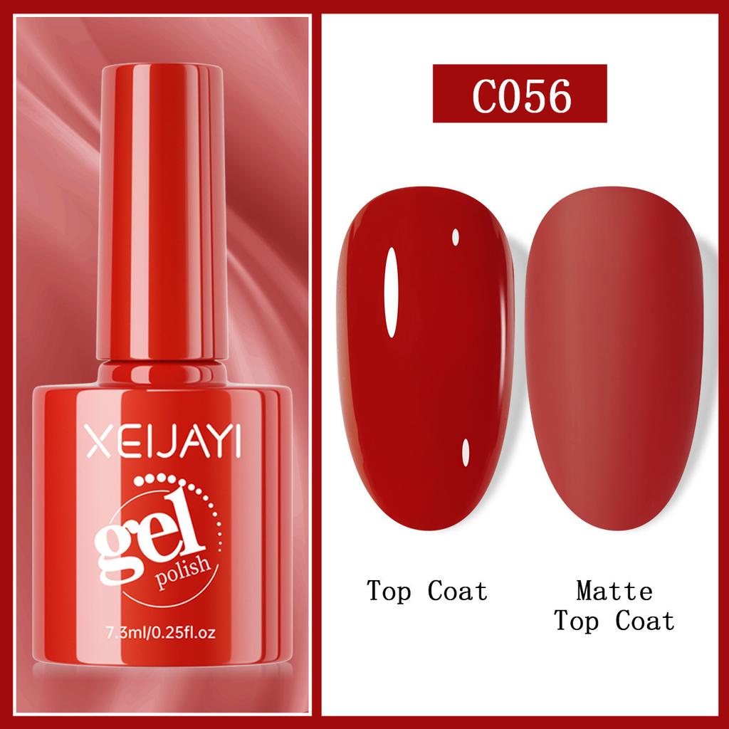 Популярный цвет Вишнево-красный True Red Solid Color Series Отбеливающий долговечный лак для ногтей Клей Фототерапия