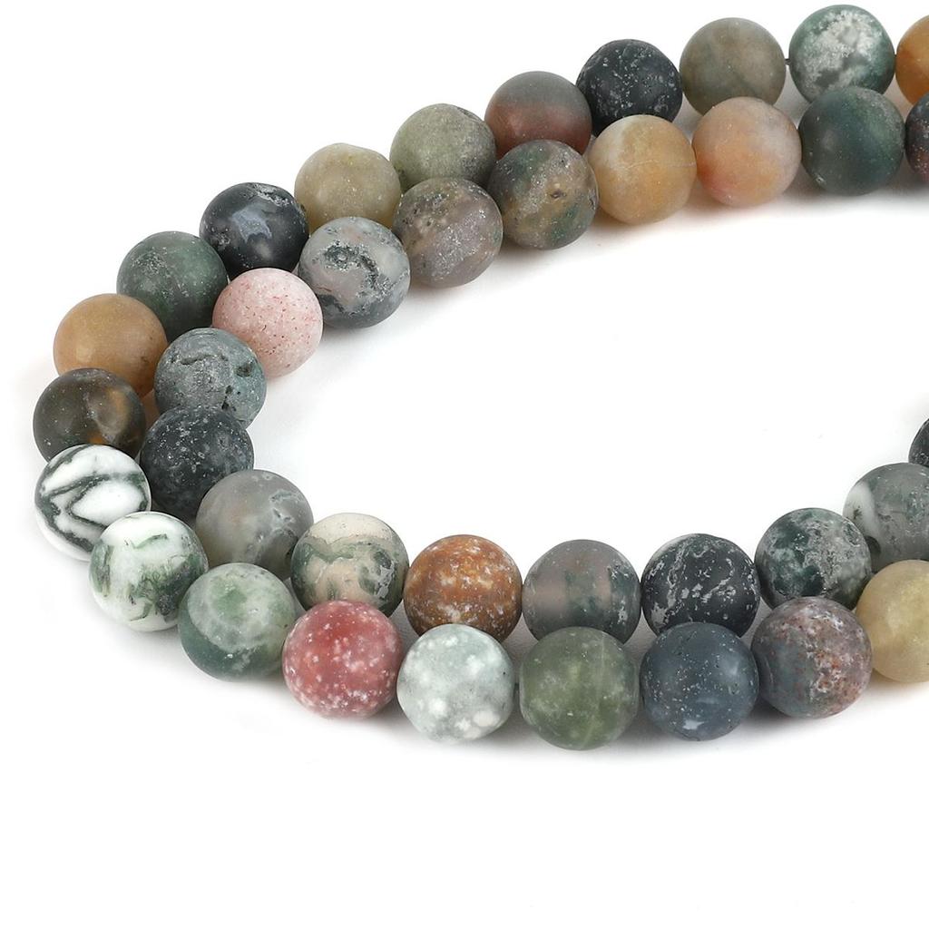 Бусины из натурального камня круглые бусины для изготовления украшений своими руками браслет ожерелье ножной браслет