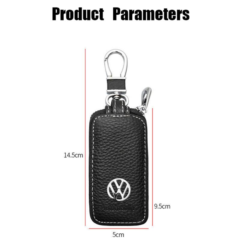 New Car Key Chain Keyring Key Wallet Purse Pouch Organizer Holder for VW Volkswagen Golf Polo Passat B6 B7 Jetta Sticker LZWQB 4Y5