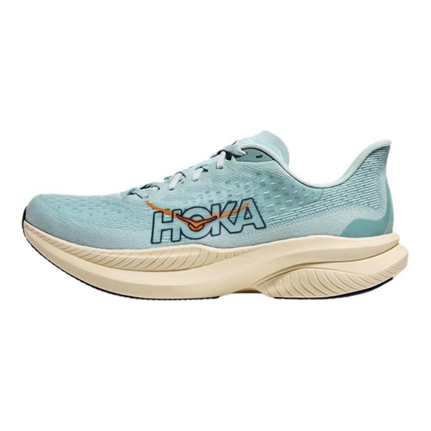 HOKA One One MACH 6 Дышащие Поддерживающие Беговые Кроссовки Мужские Синие Кроссовки 1147790-CLRSS