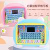 English Version Led Display Children'S Tablet Computer Learning Point Reading Machine Toys, Cartoon Puzzle Early Education Machine