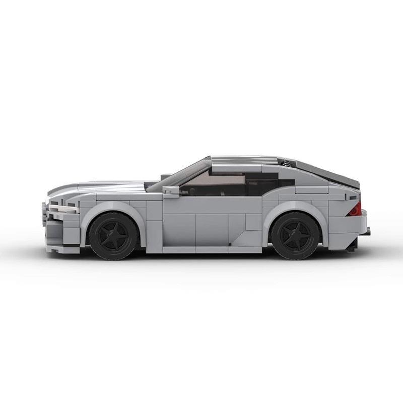 Sports Car Racing MOC Small Particle Assembled Puzzle Building Blocks Car Model Set 8 Grid Car Series Gift