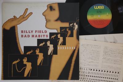 LP Пластинка БИЛЛИ ФИЛД - Вредные привычки P11078J WEA 1981 Япония Джаз Б/У
