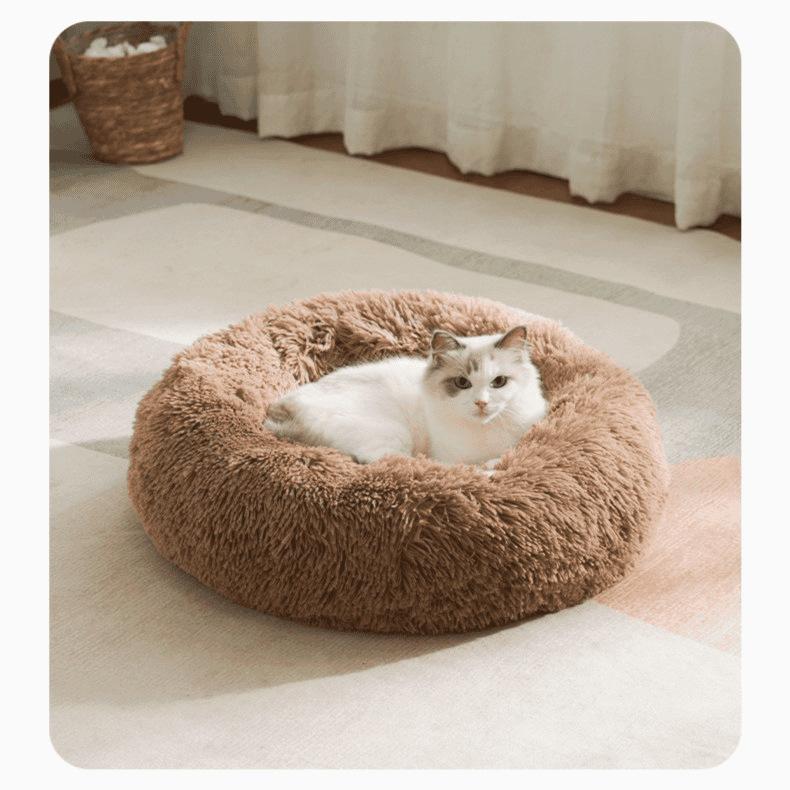 Winter Warm Cat Nest Soft Plush Pet Bed for Small Dogs and Cats Four Seasons Universal Comfortable Sleeping Mat