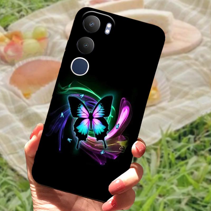 Чехол для Vivo Y19s V2419 Новая Модная Расцветка Крашеный Силиконовый Чехол для Телефона Для VIVO Y19S 4G Ударопрочный Защитный Чехол Бампер