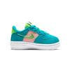 Nike Детские кроссовки Air Force 1 LV8 TD Oracle Aqua Blue Ghost-Green Washed Coral CJ4112-300