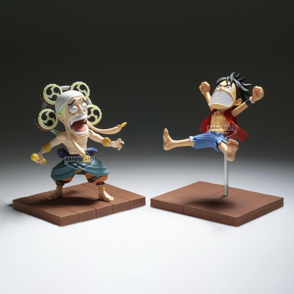 BANPRESTO One Piece Log Story Monkey Luffy Enal Bandai Spirits World Collectible Figure D. &