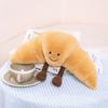 Toast Toy Plush Cute Cartoon Girl Child Bedroom Decoration Scene Doll Baguette