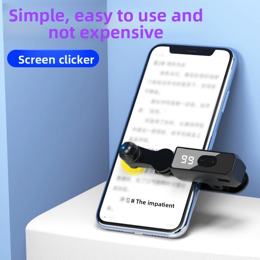 107 Gears Auto Screen Clicker USB Auto Clicker Tapper Liker Electric Auto Page Turner for Phone