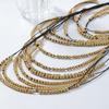 Layered Tassels Necklace Boho Multilayer Imitation Pearl Necklace  Wedding Jewelry