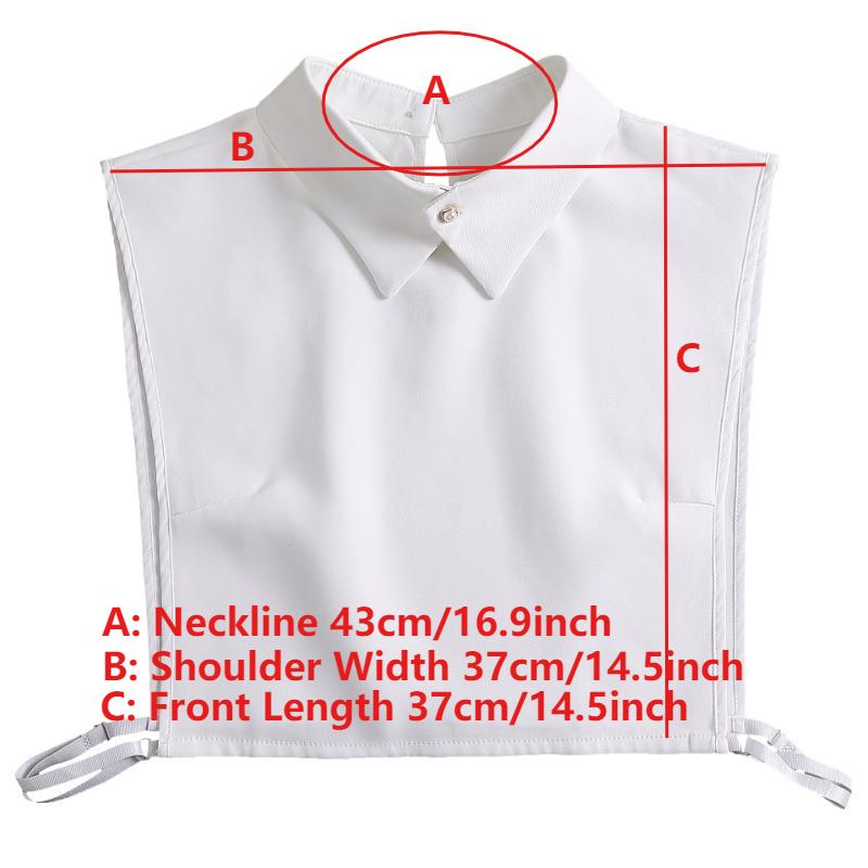 Новый лацканный фальшивый воротник винтажный съемный воротник для рубашки для женщин блузка свитер ложный воротник съемный шейный платок галстуки