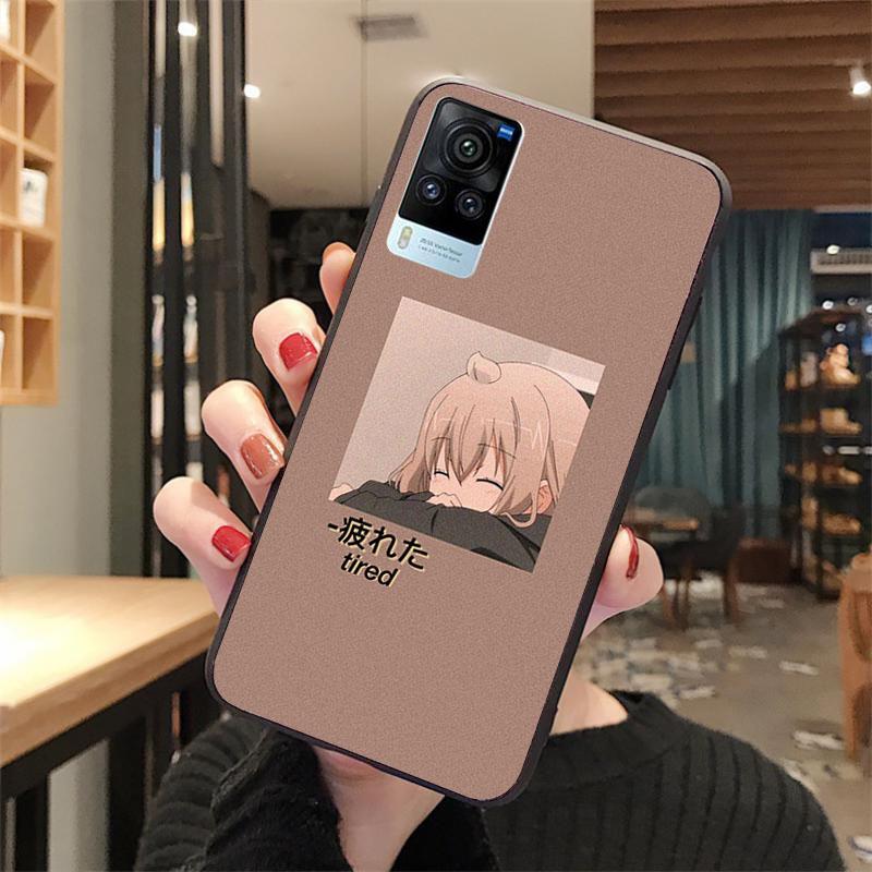 Чехол для телефона «Грустный японский аниме» для VIVO V21E V21 V23 V23E V2109 Y53S Y33S Y55 Y76 Y31 Y21 Y72 Y01 Y21S Y11S