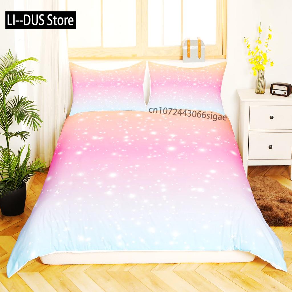 Синий омбре пододеяльник двуспальный размер океан морской синий белый градиент однотонный мягкий комплект постельного белья современный абстрактный арт одеяло покрывало