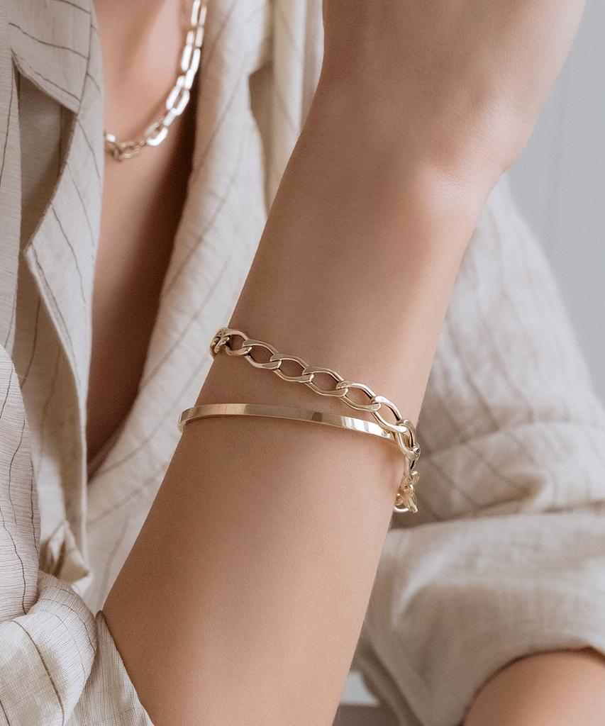 Mcel 14K Edir Chain Bracelet