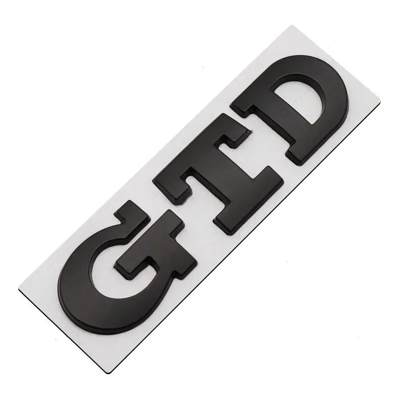 LMN1 VW 2026 Hot 3D Metal Car Front Grill GTD Logo Rear Trunk Sticker Emblem Badge For Volkswagen VW Golf 4 5 6 7 7 MK4 MK5 MK6 MK7 M