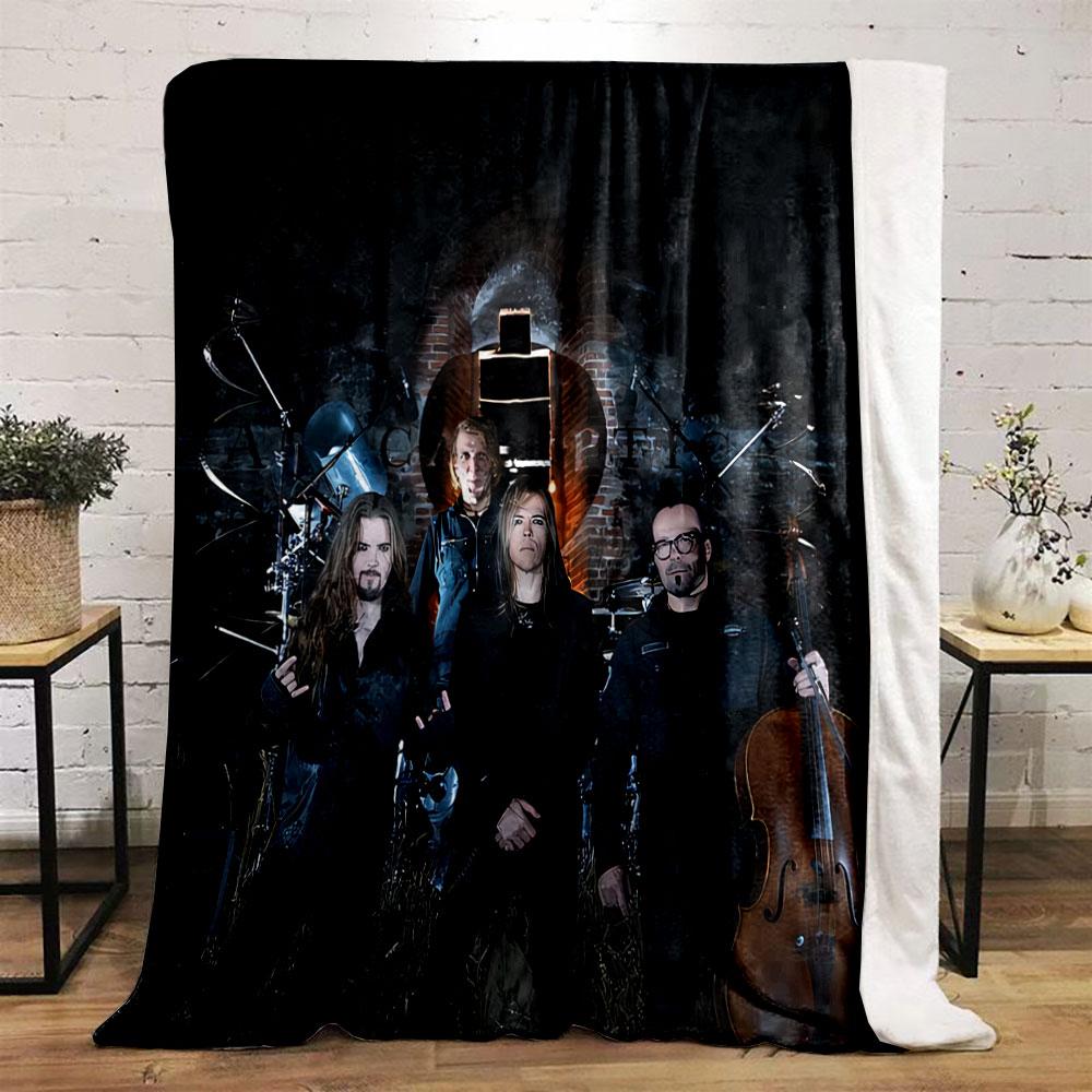 Dark Rock Band Theme Blanket for all seasons blanket lunch break throw gift