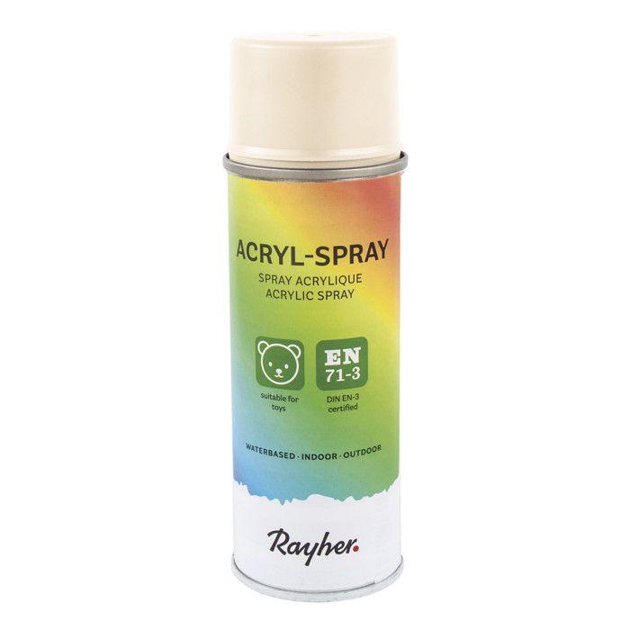 Spray Acrylique, Beige, Boîte 200ml