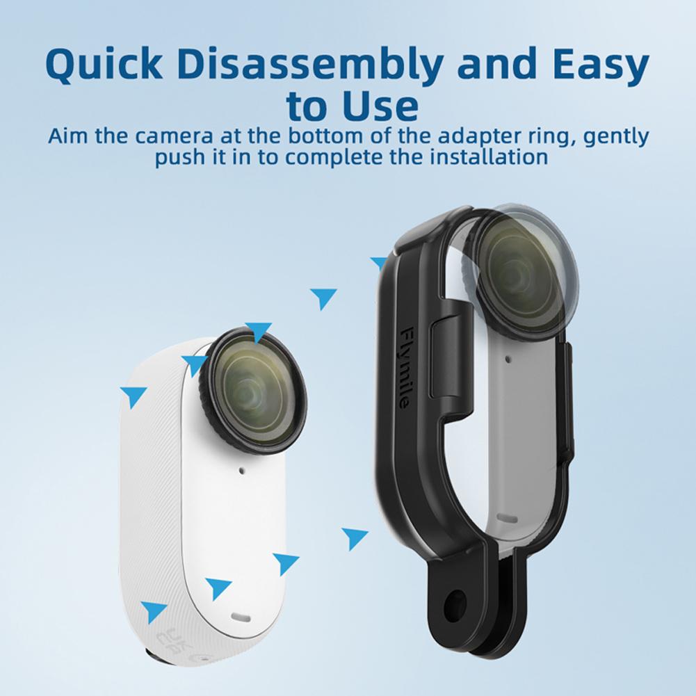 Защитный чехол-рамка для Insta360 GO 3/3S Thumb для Insta Go3 Long Screw Mount 360 Camer R5D5