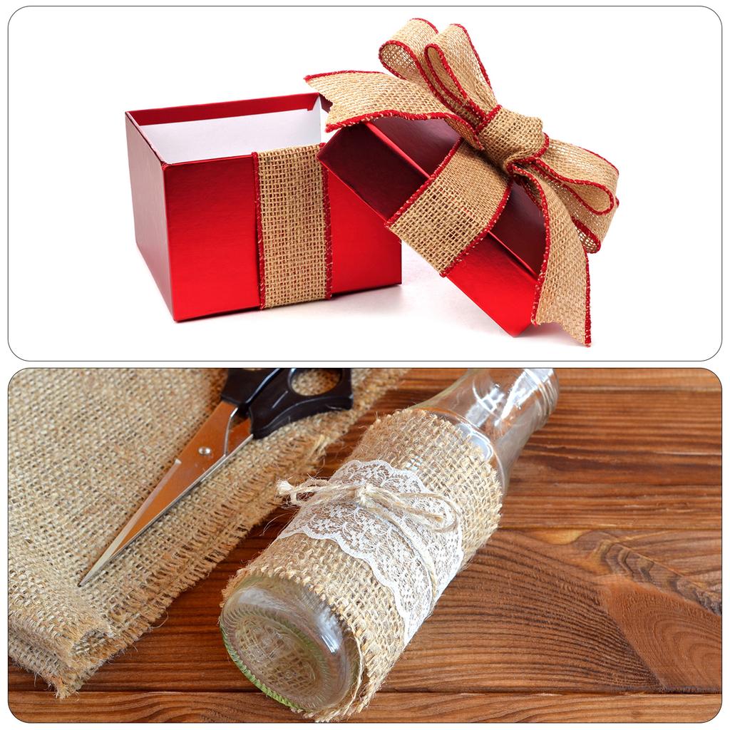 1/2 шт. Полиэстер Гингем Лента Лента с проволочным краем для Рождественского украшения Упаковки Шириной 2,36 дюйма Длиной 6,56 ярда