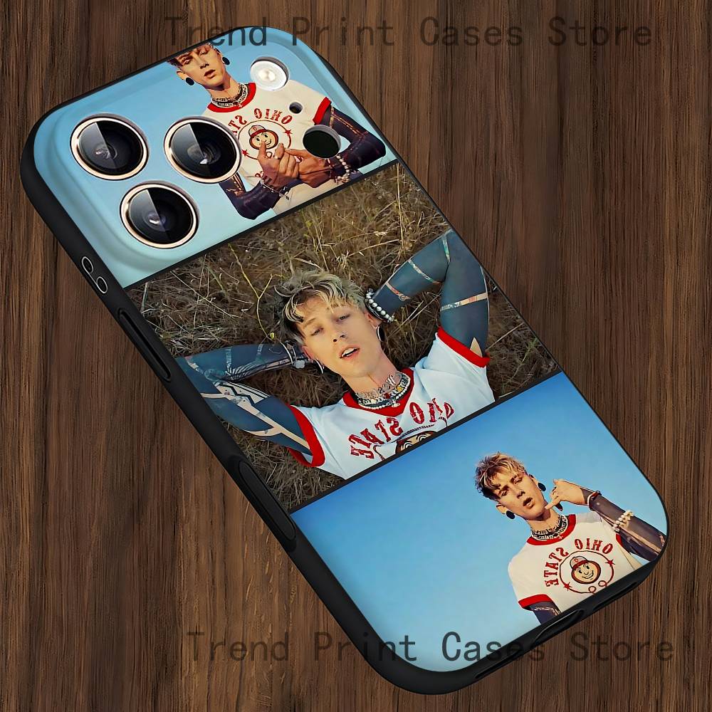 M-MGK Lost Americana LA Чехол для телефона для iPhone 14,16,12,13,15,11,17,Pro,Max,Plus,E,Air,Mini Мягкий чехол