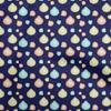 oneOone Ткань Cotton Flex Black Ocean Watercolor Sea Microwave Shell Швейный материал для принта на ткани по ярдам 40 дюймов